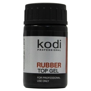Kodi Rubber Top Gel Каучуковое верхнее покрытие Tоп для гель-лака шеллака 14 мл